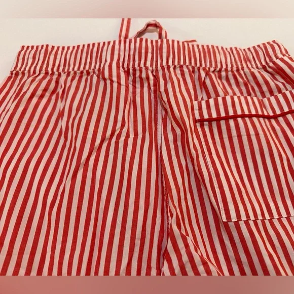 J. Crew 2-Pair Bundle PJs Green Stripes/Red Stripes Sz S NWOT - Picture 7 of 8